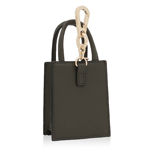 Llavero mini bolso pop caqui
