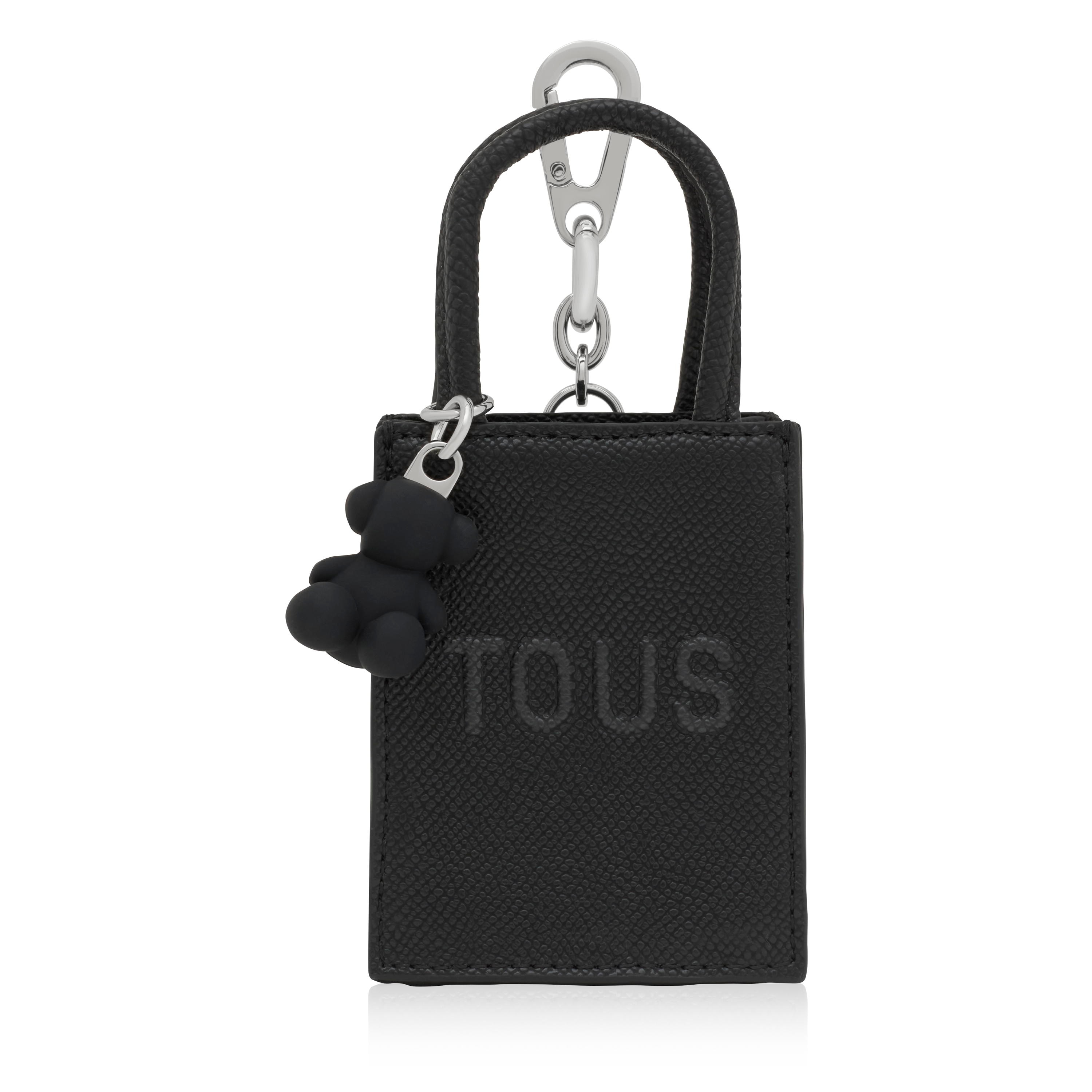 Black pop minibag Key ring