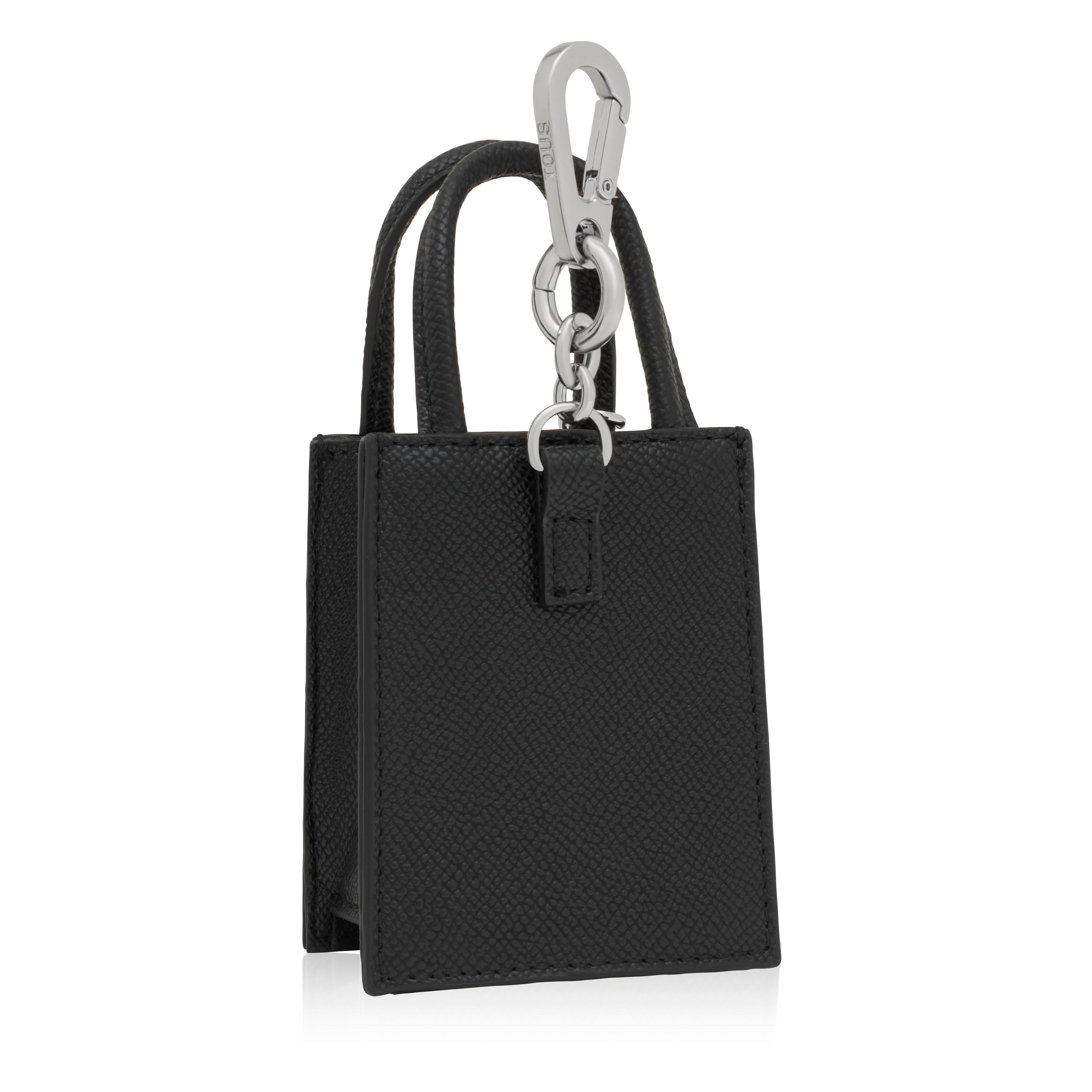 Black pop minibag Key ring