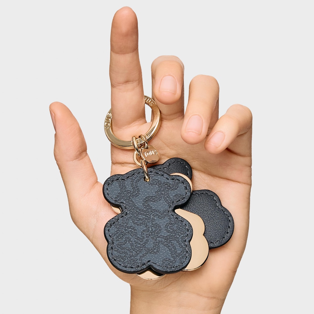 Llavero negro Triple Bear image number 3