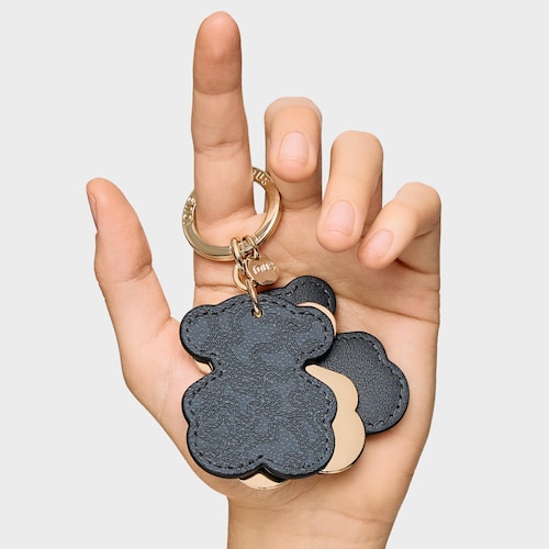 Black Key ring Triple Bear