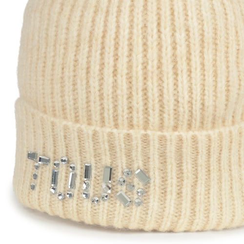 Beige Beanie hat TOUS Crystal