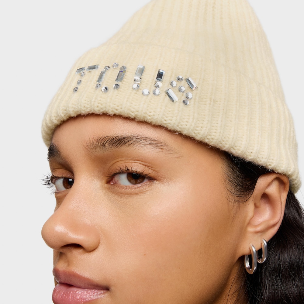 Beige Beanie hat TOUS&nbsp;Crystal