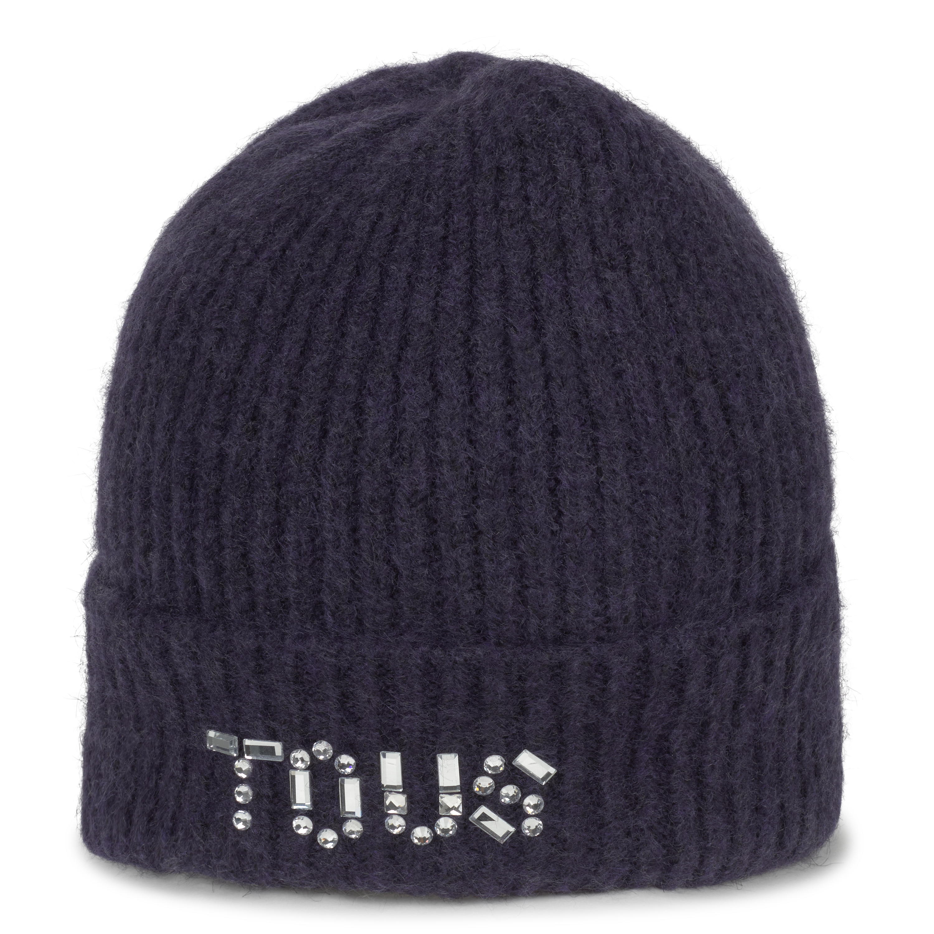 Navy blue Beanie hat TOUS Crystal