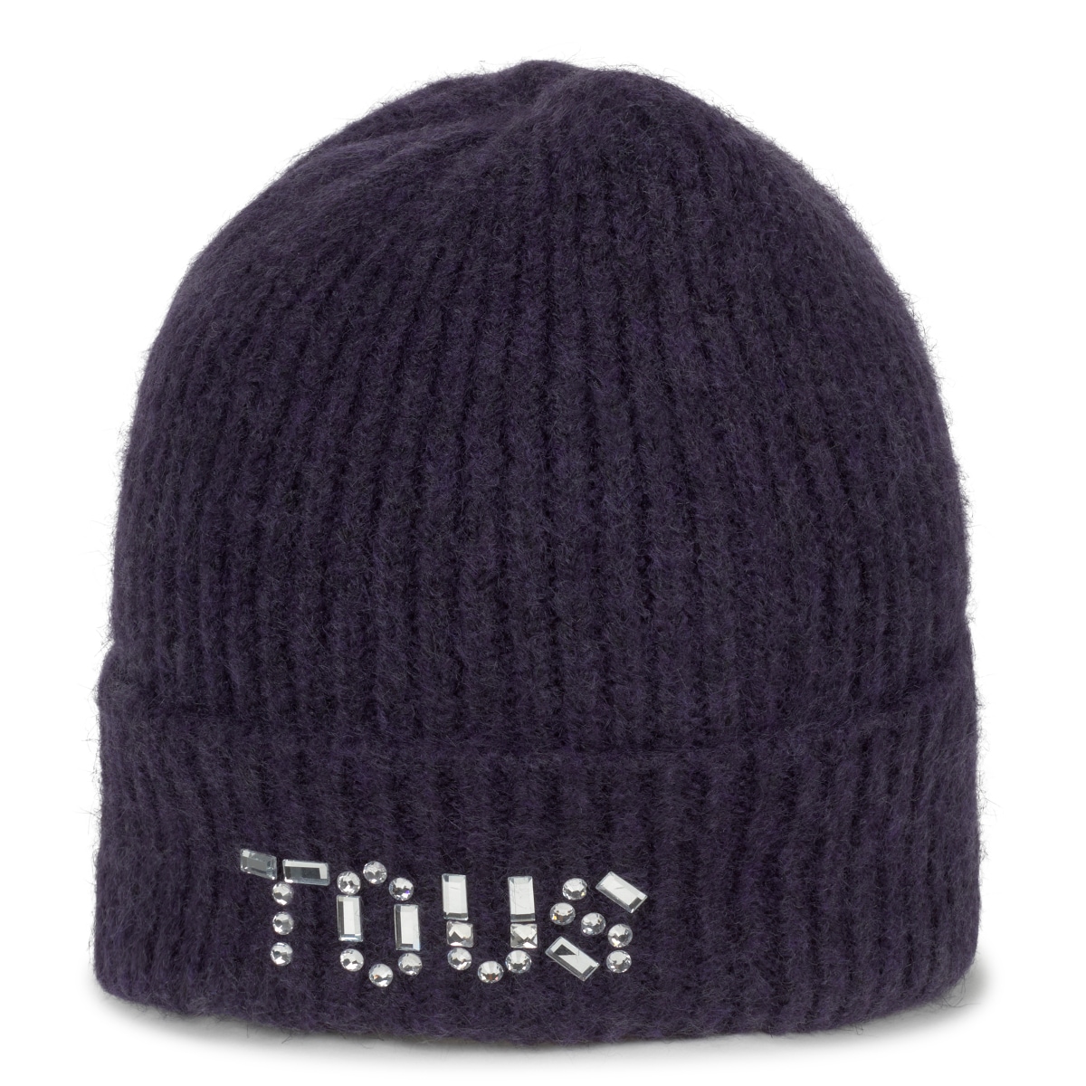 Gorro beanie azul marino TOUS Crystal