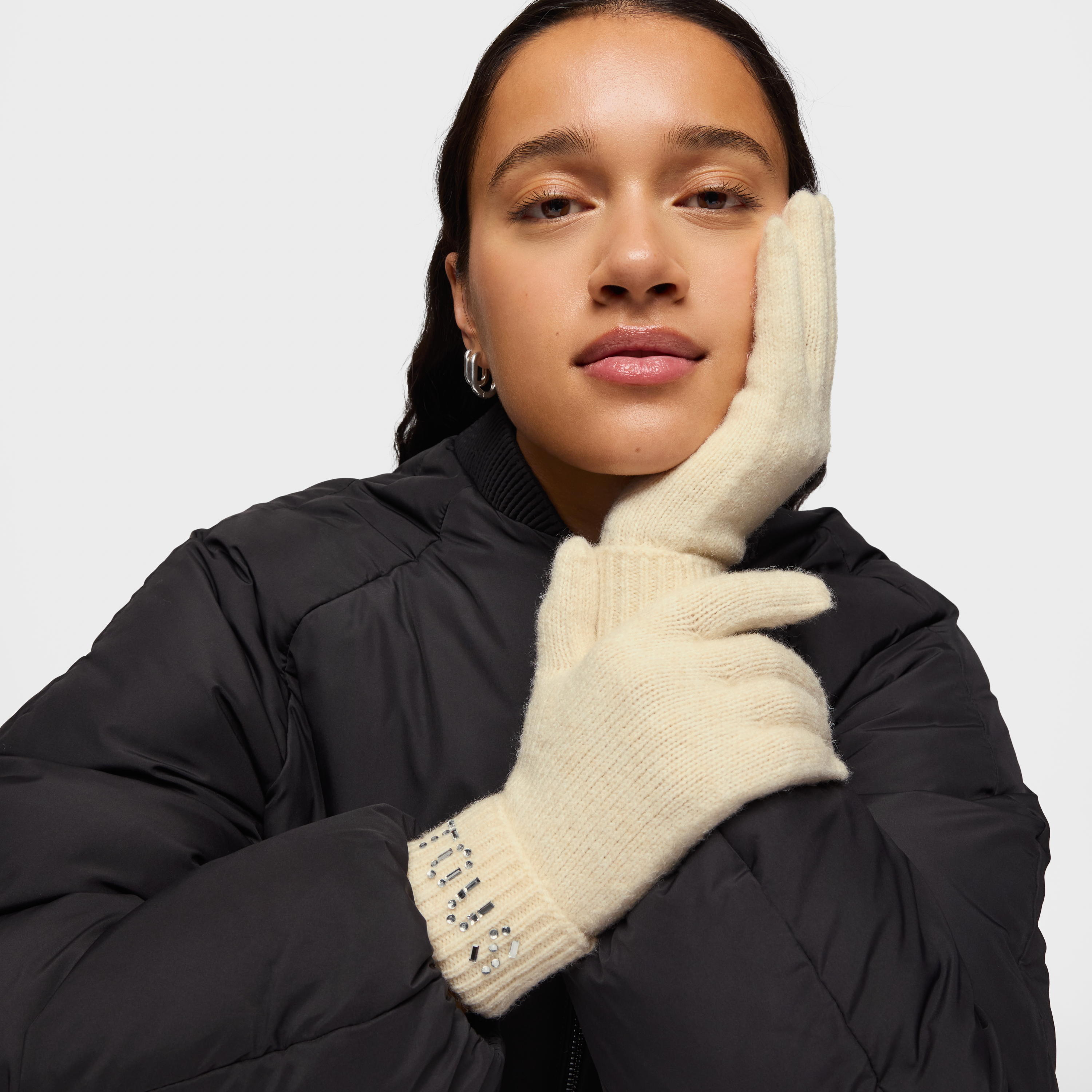 Beige Gloves TOUS Crystal