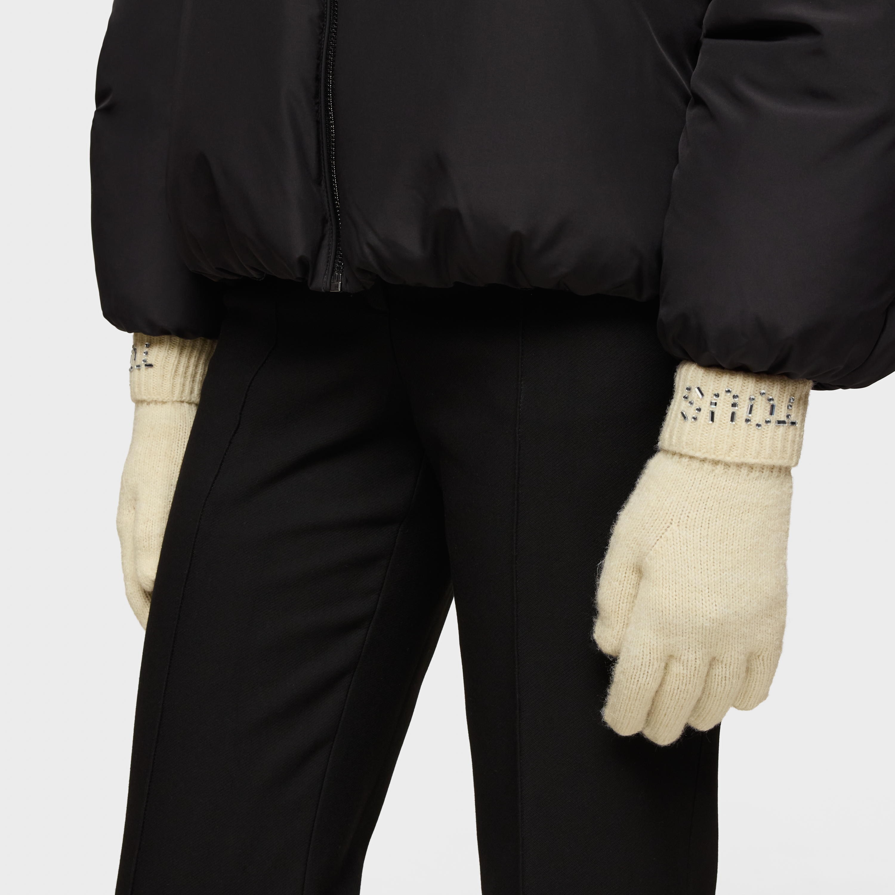 Beige Gloves TOUS Crystal