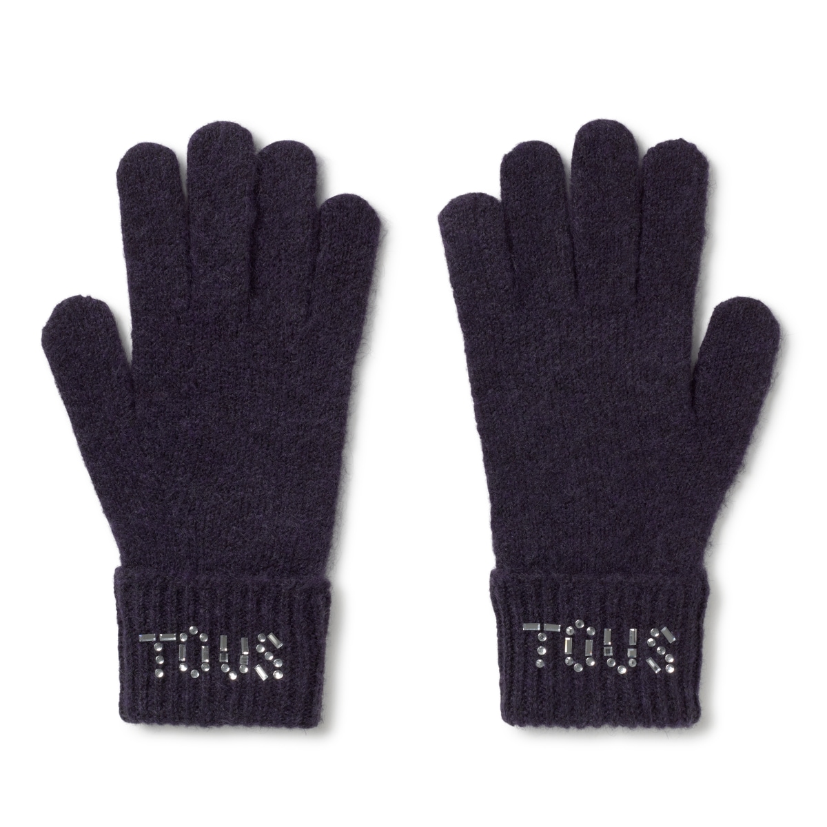 Guantes azul marino TOUS Crystal