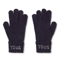 Navy blue gloves TOUS Crystal