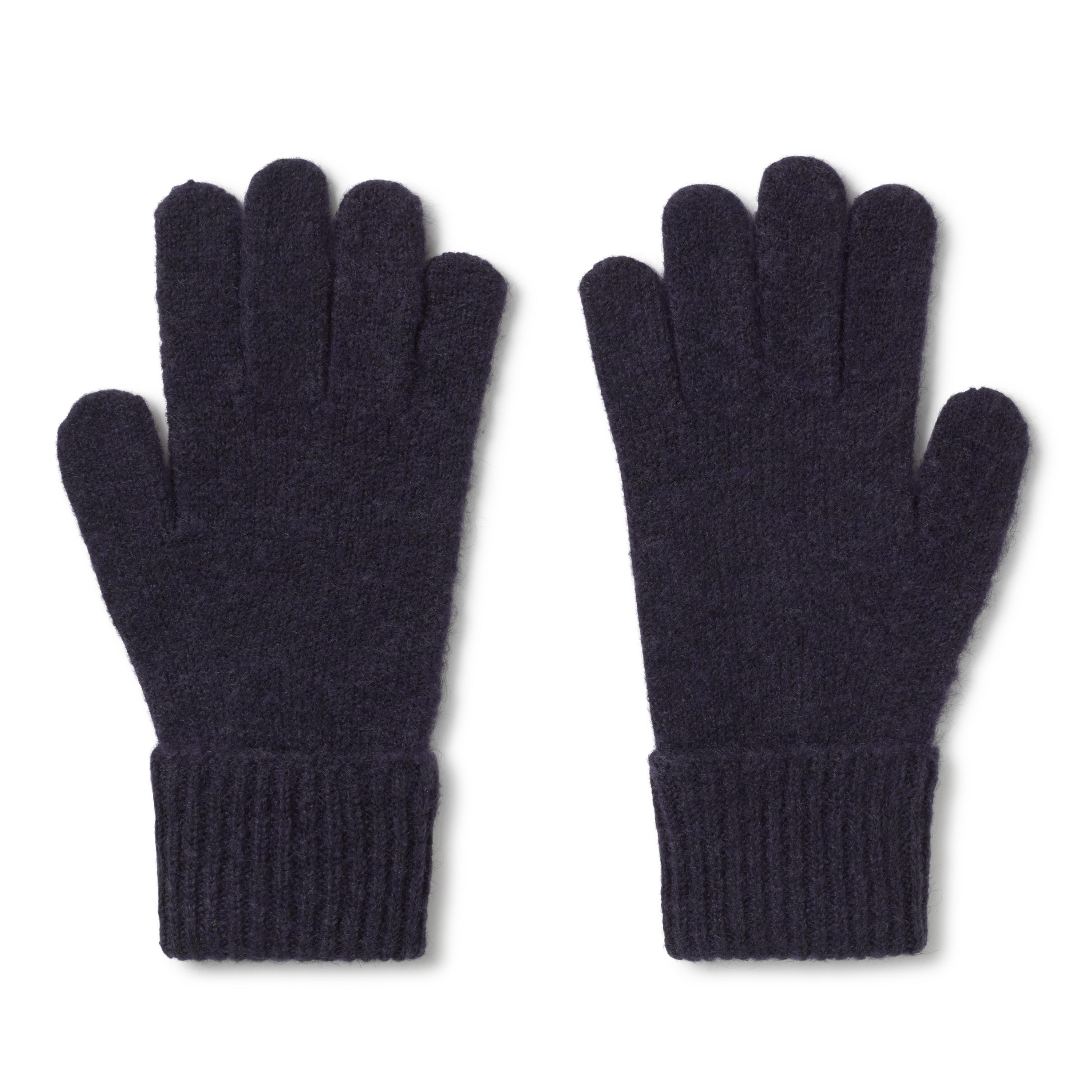 Navy blue gloves TOUS Crystal