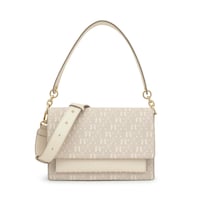 Medium beige Crossbody bag Audree TOUS Buckles Silhouette