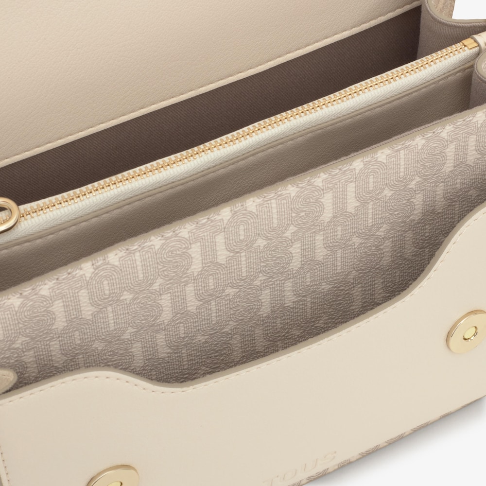 Bandolera mediana beige Audree TOUS&nbsp;Buckles Silhouette