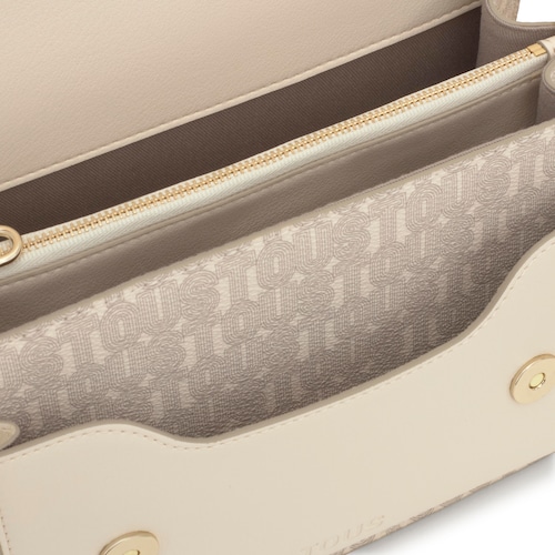 Bandolera mediana beige Audree TOUS Buckles Silhouette