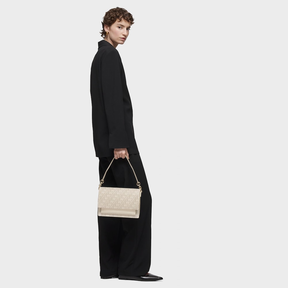 Bandolera mediana beige Audree TOUS&nbsp;Buckles Silhouette