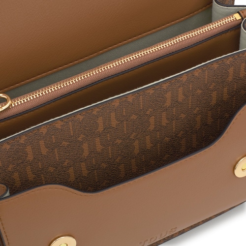 Bandolera mediana tierra Audree TOUS Buckles Silhouette