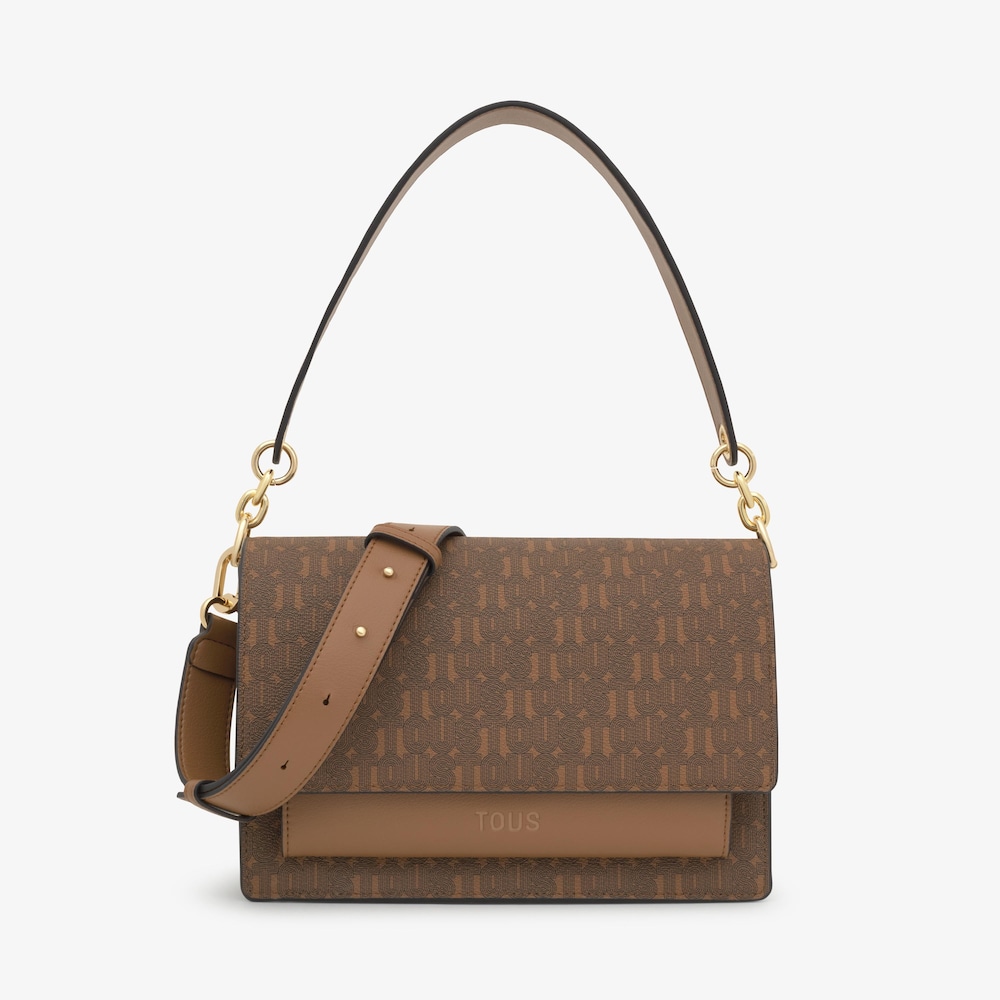 Bandolera mediana tierra Audree TOUS&nbsp;Buckles Silhouette