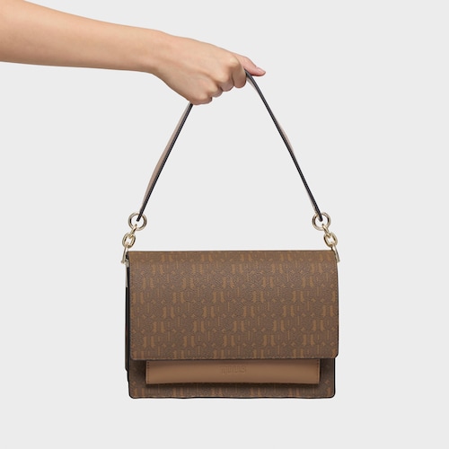 Bandolera mediana tierra Audree TOUS Buckles Silhouette