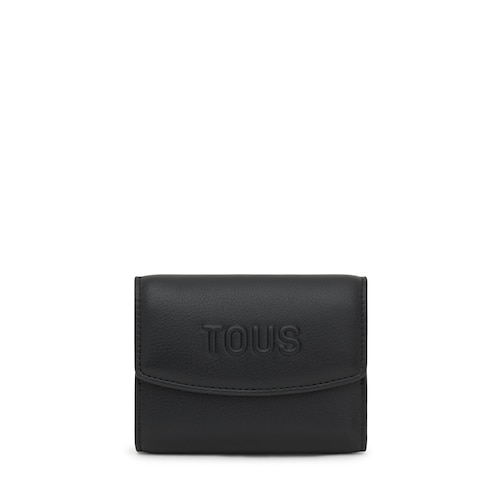 Cartera Pocket negra TOUS Bloom