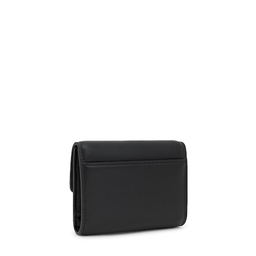 Cartera Pocket negra TOUS Bloom