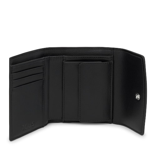 Cartera Pocket negra TOUS Bloom
