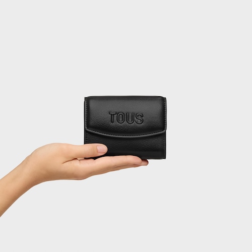 Cartera Pocket negra TOUS Bloom