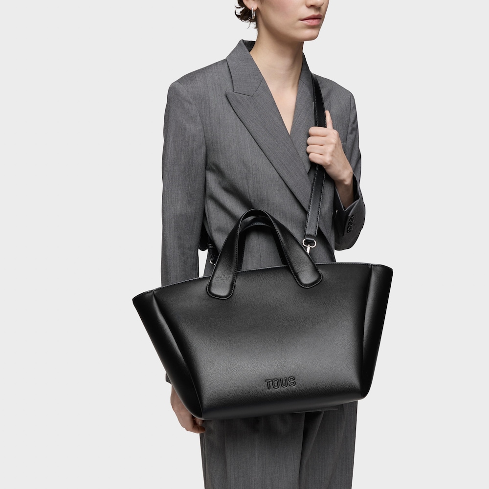 Large black Tote bag TOUS Bloom