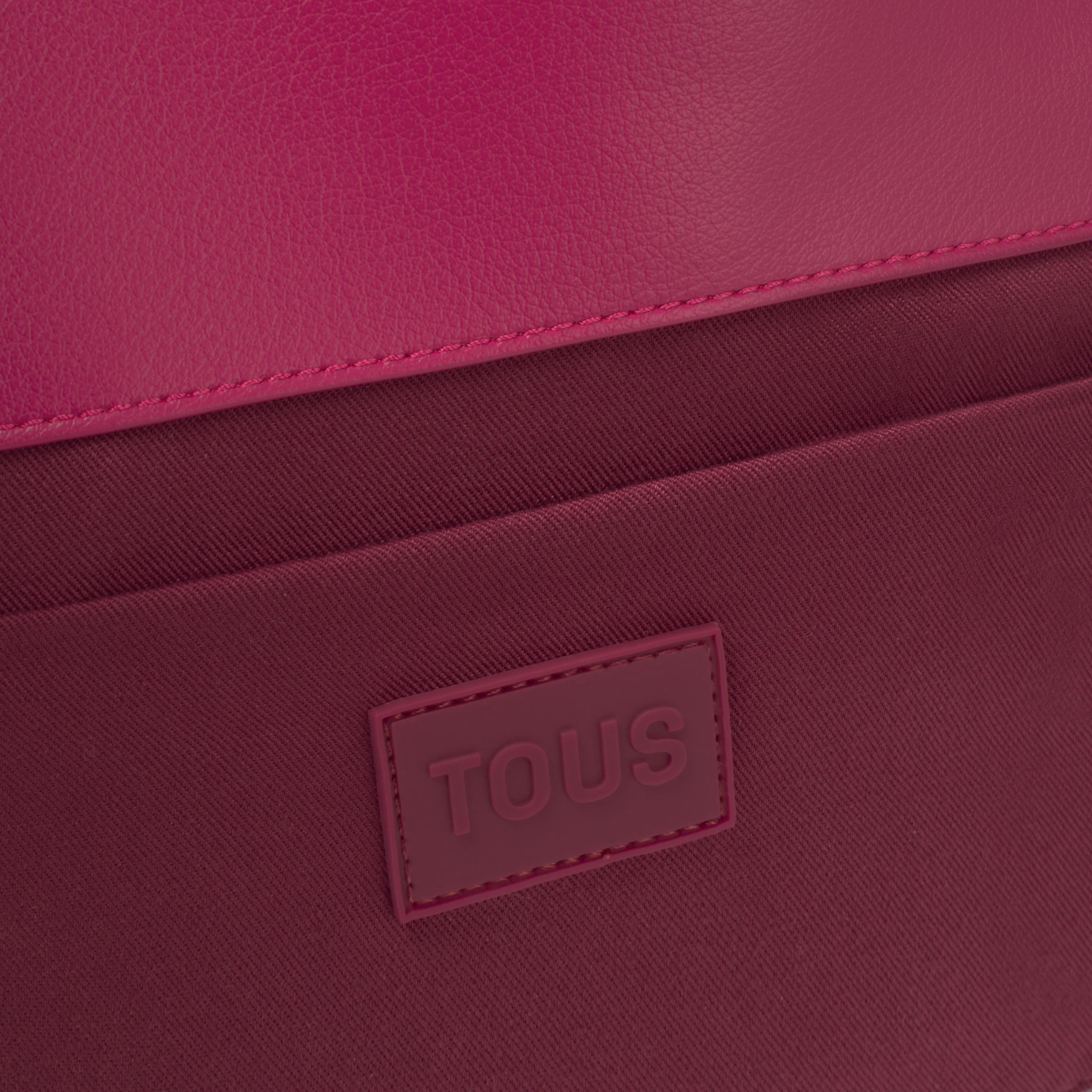 Medium fuchsia City bag TOUS Bloom