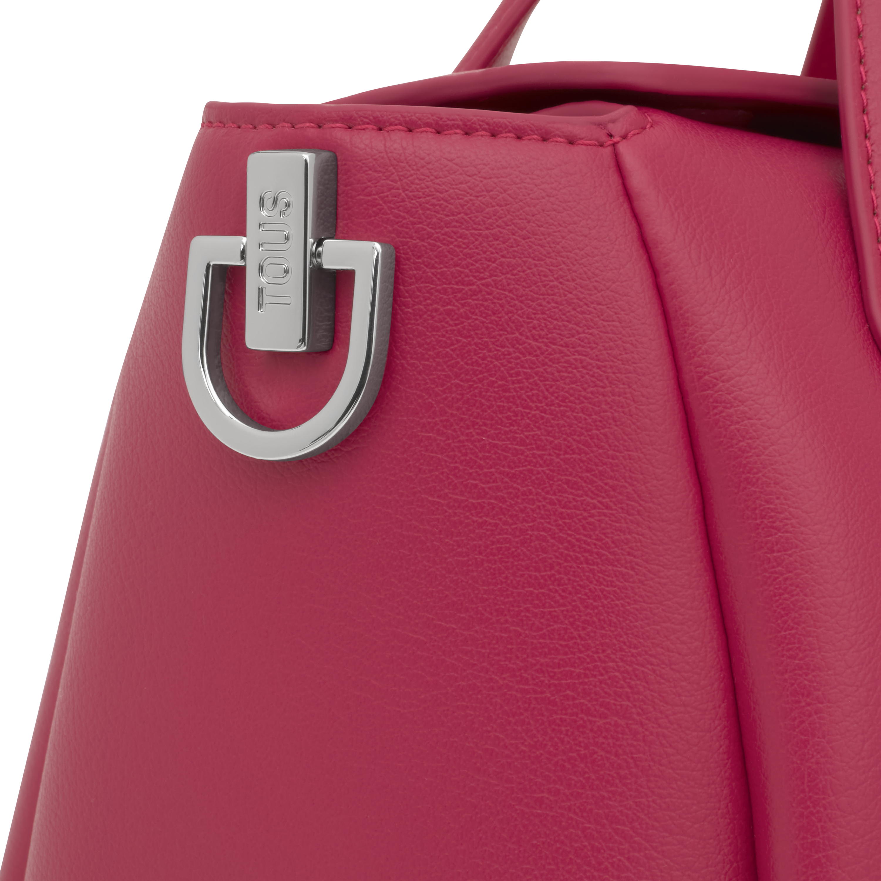 Medium fuchsia City bag TOUS Bloom