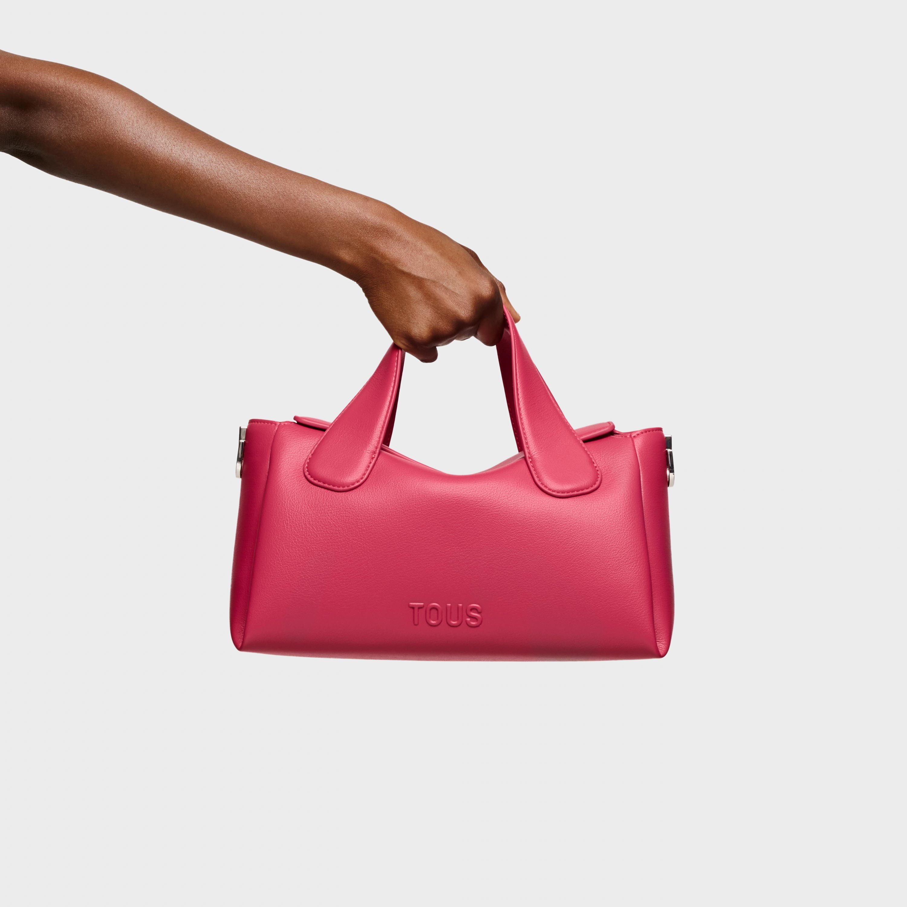 Medium fuchsia City bag TOUS Bloom