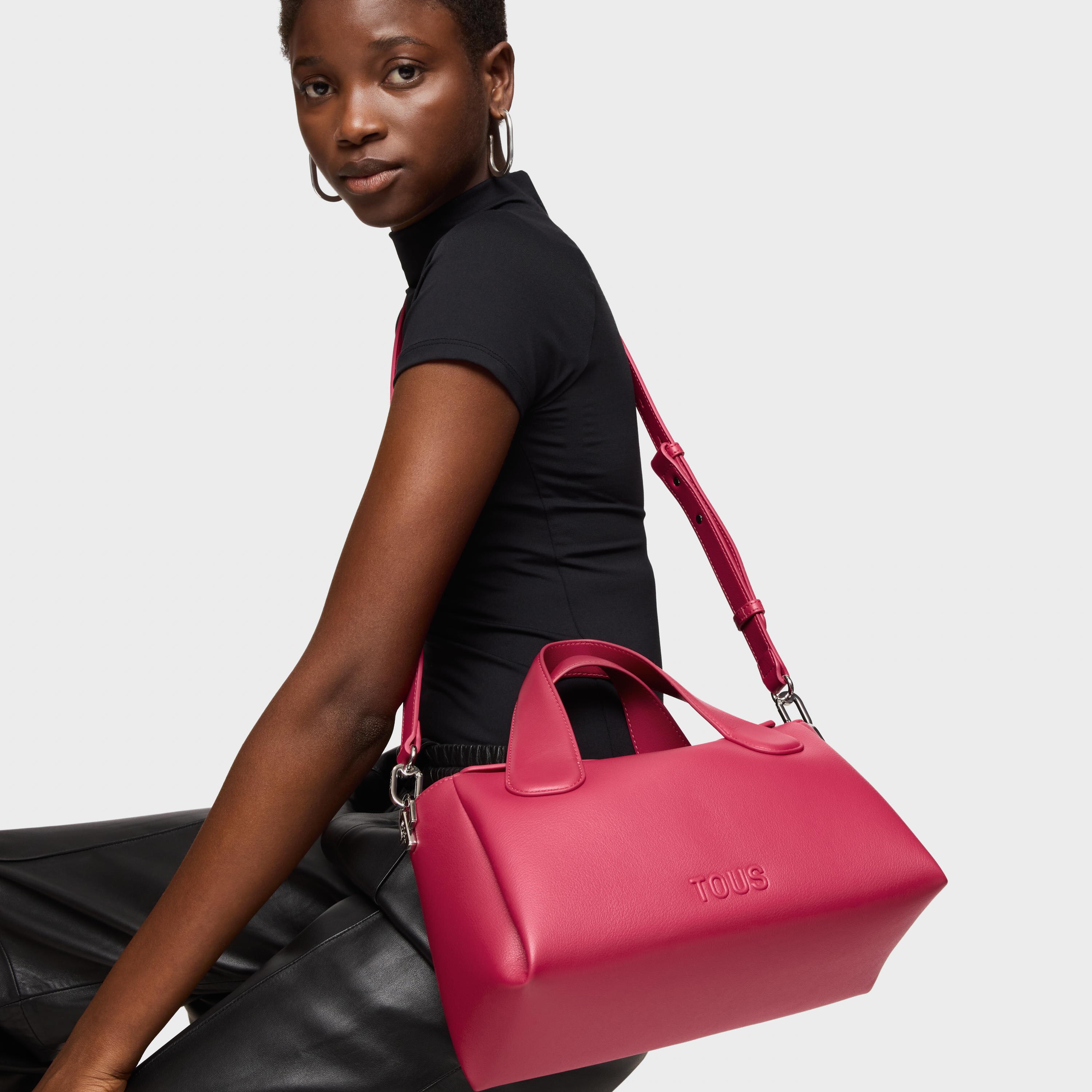 Medium fuchsia City bag TOUS Bloom