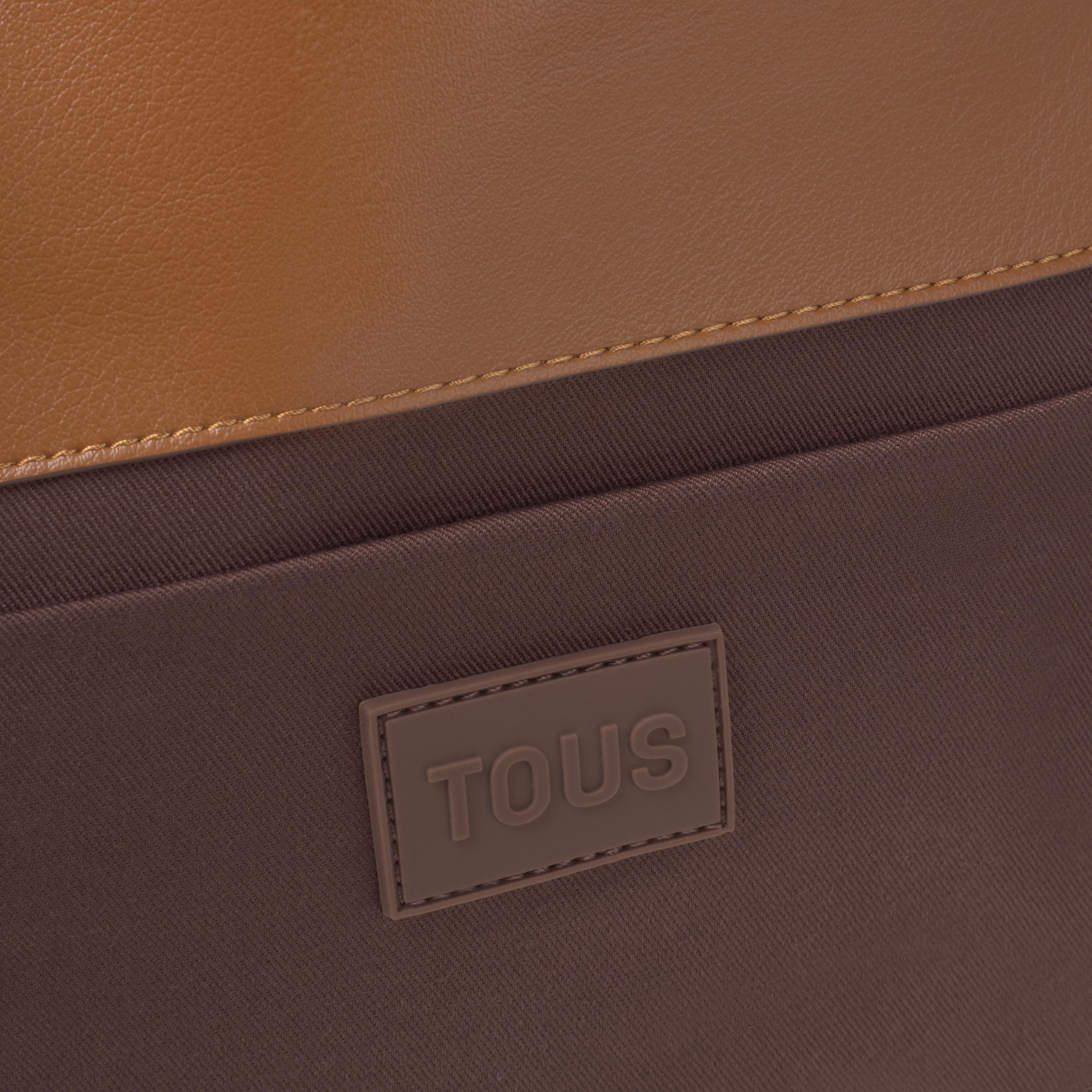 Medium camel City bag TOUS Bloom