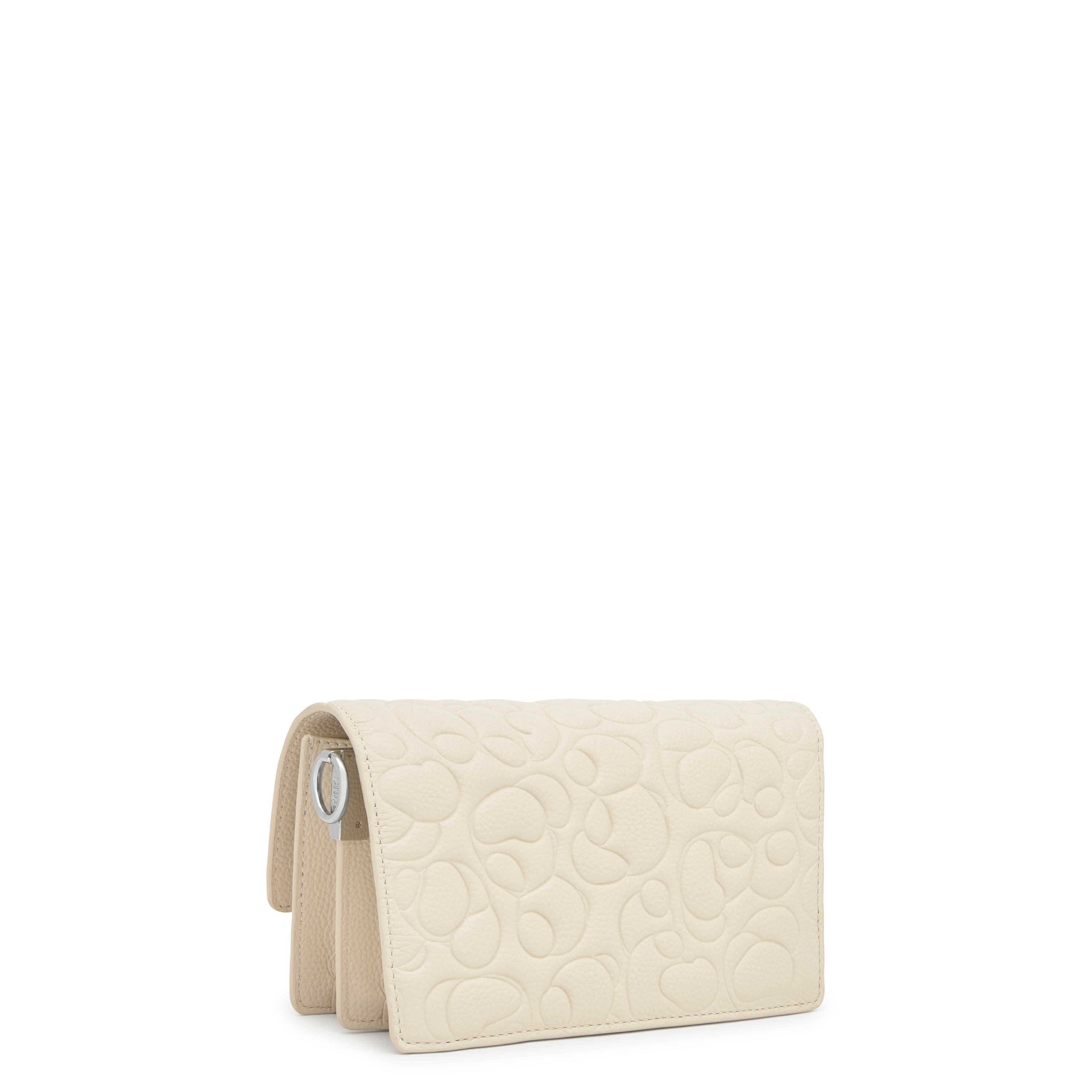 Small beige leather Crossbody bag Audree TOUS Greta