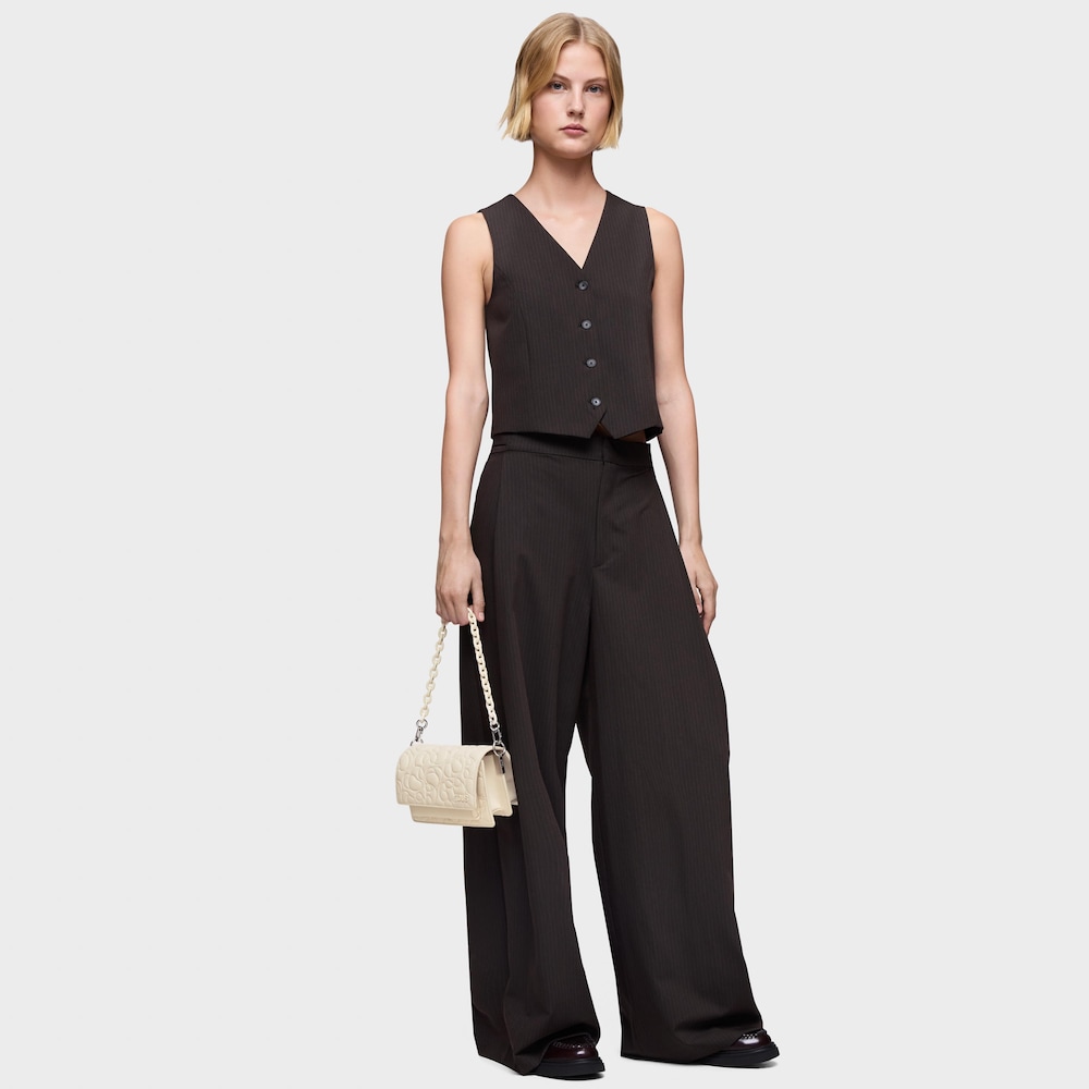 Mała beżowa sk&oacute;rzana Torebka przez ramię TOUS&nbsp;Greta