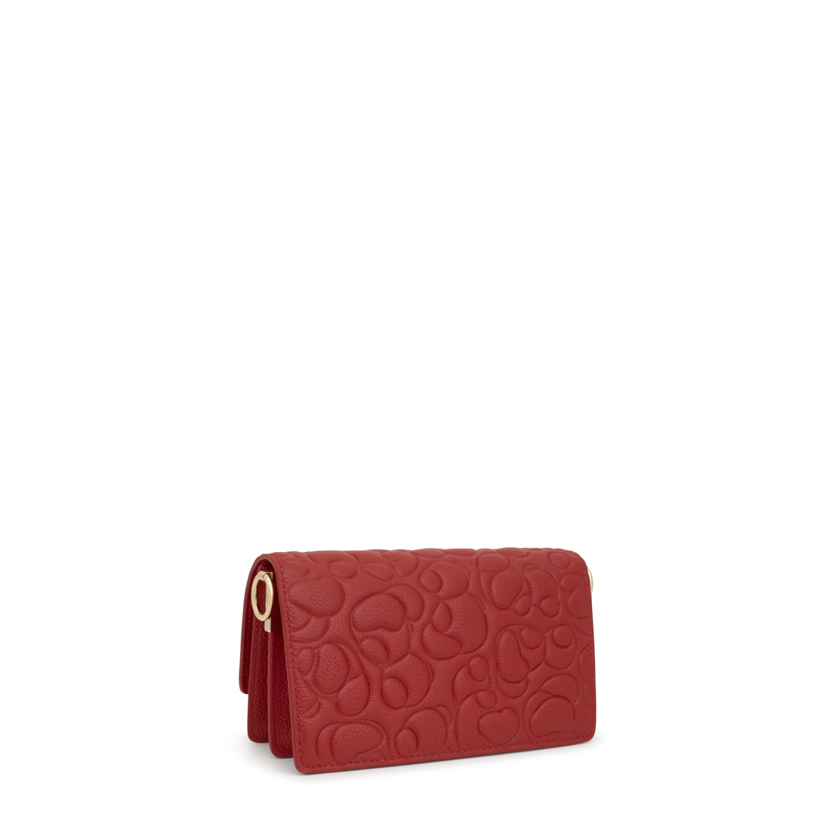 Small red leather Crossbody bag Audree TOUS Greta