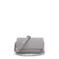 Small gray leather Crossbody bag Audree TOUS Greta