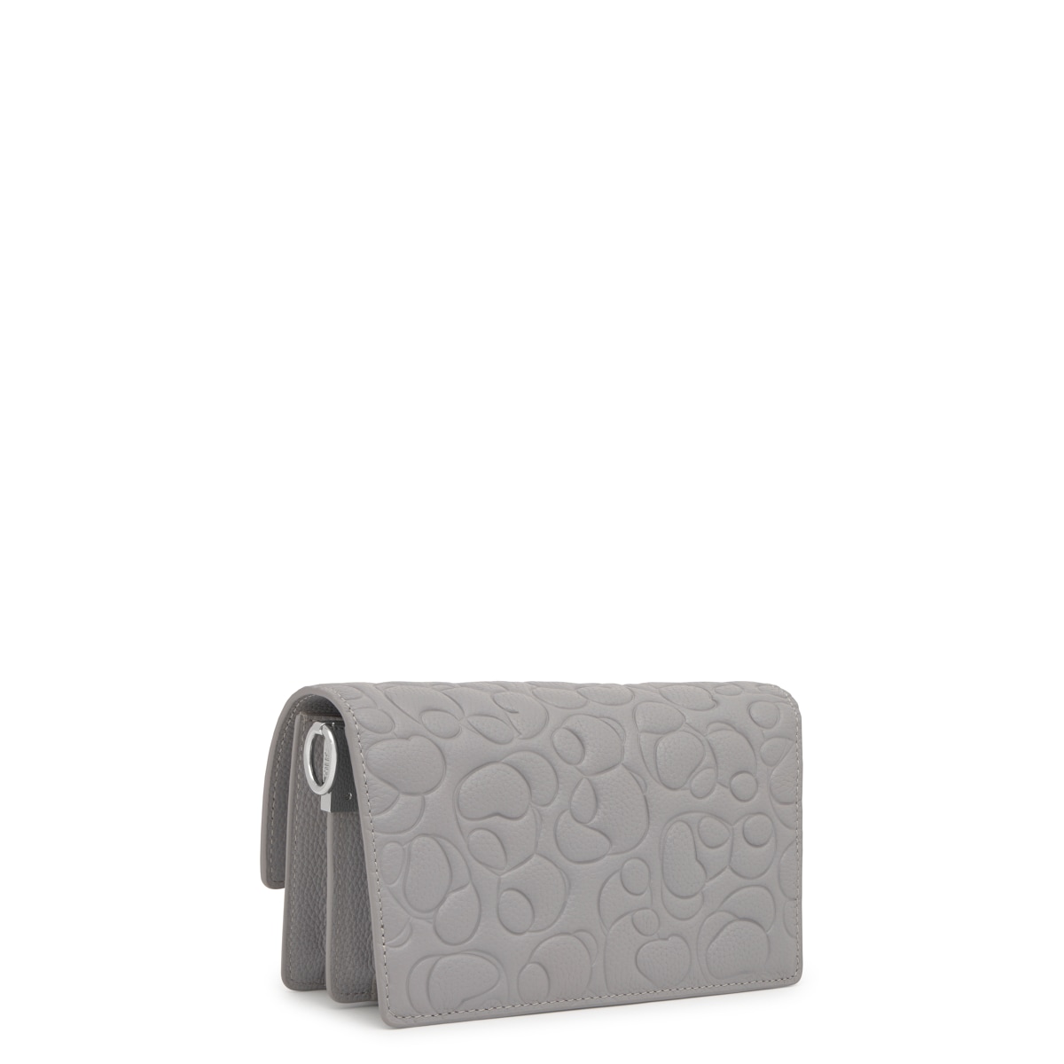 Small gray leather Crossbody bag Audree TOUS Greta
