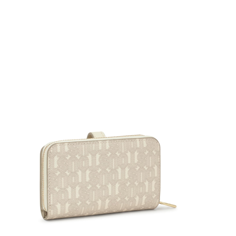 Beige Wallet TOUS&nbsp;Buckles Silhouette