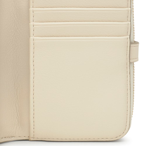 Billetera beige TOUS Buckles Silhouette