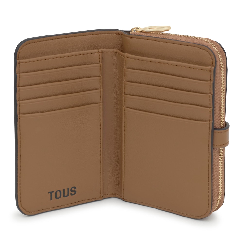 Earth-colored Wallet TOUS&nbsp;Buckles Silhouette