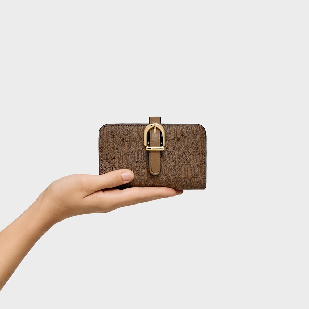 Earth-colored Wallet TOUS&nbsp;Buckles Silhouette