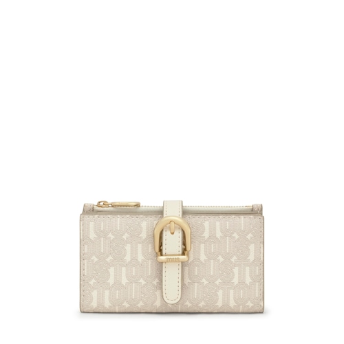 Cartera beige TOUS Buckles Silhouette