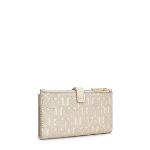 Cartera beige TOUS Buckles Silhouette