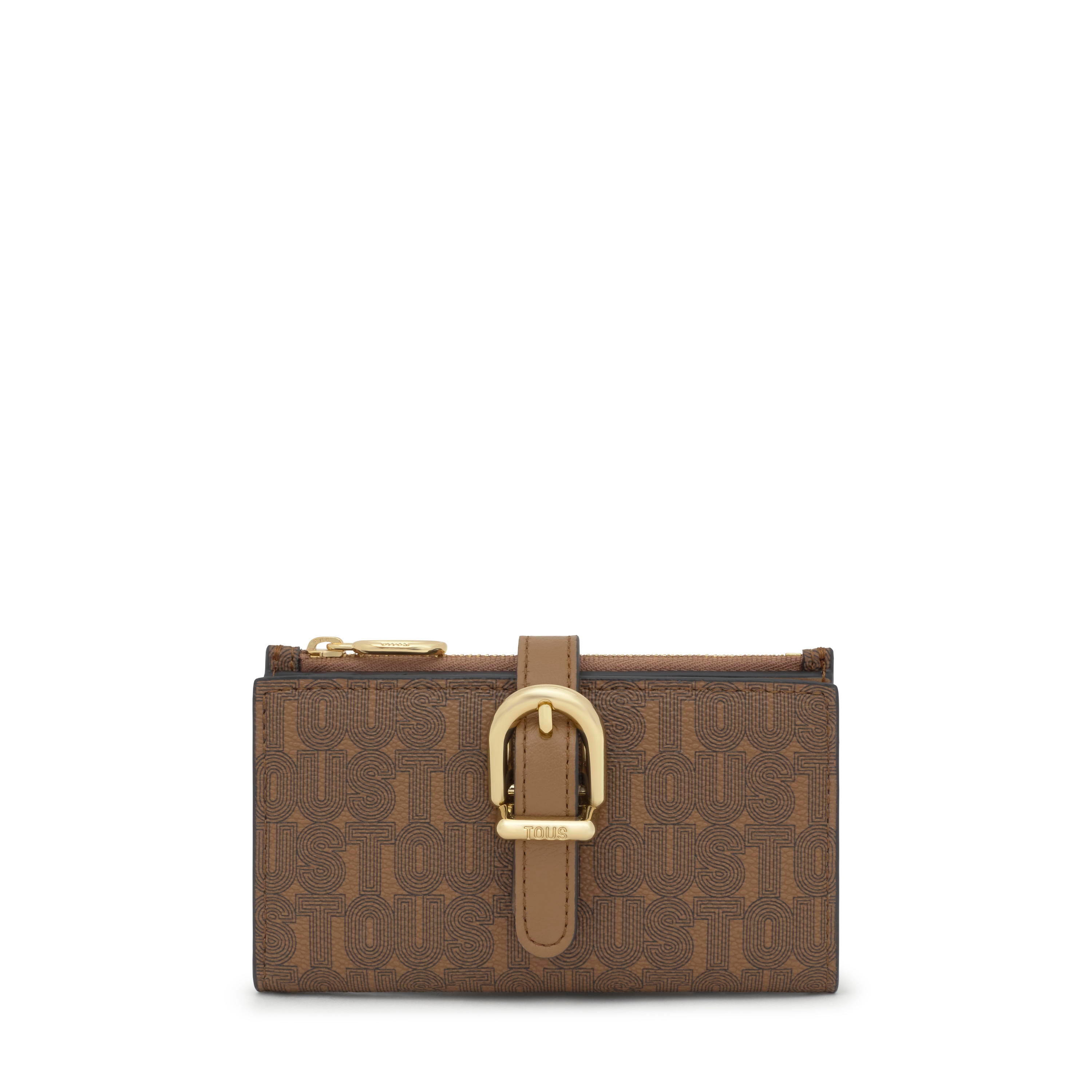 Earth-colored Wallet TOUS Buckles Silhouette