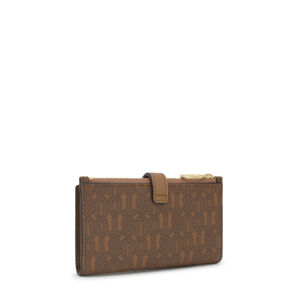 Earth-colored Wallet TOUS&nbsp;Buckles Silhouette