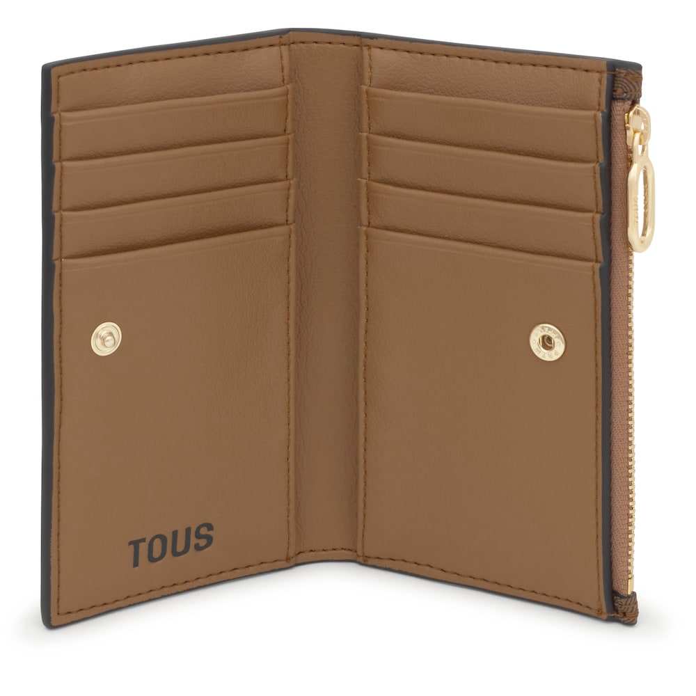 Earth-colored Wallet TOUS&nbsp;Buckles Silhouette