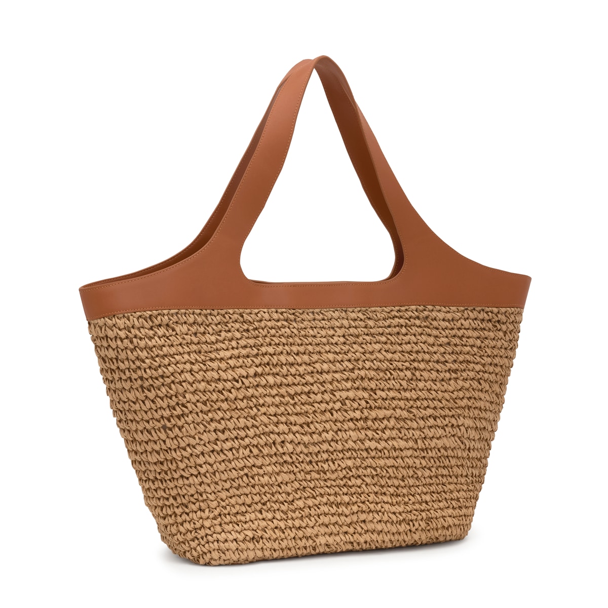 Large camel Tote bag TOUS Lirio Rafia