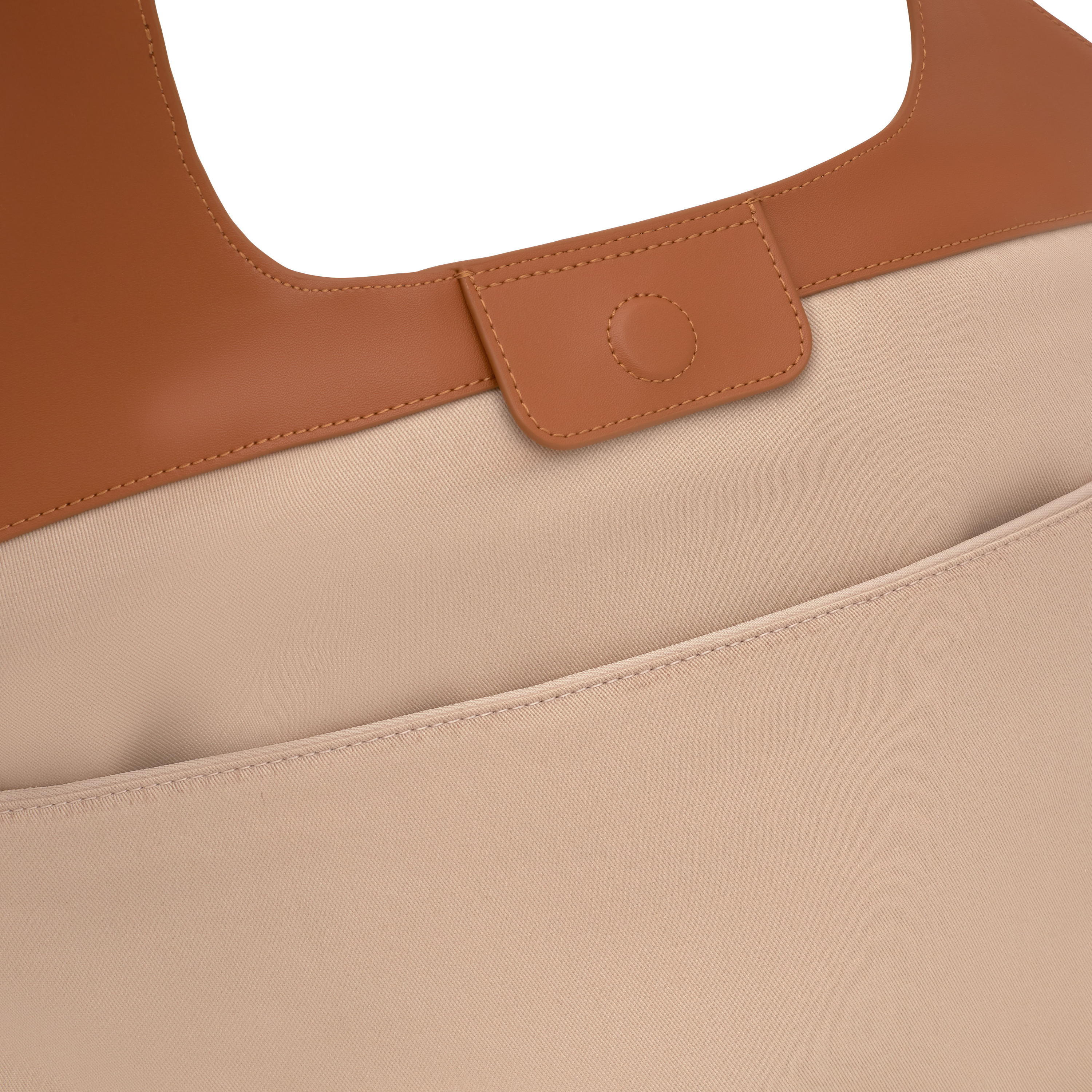 Large camel Tote bag TOUS Lirio Rafia