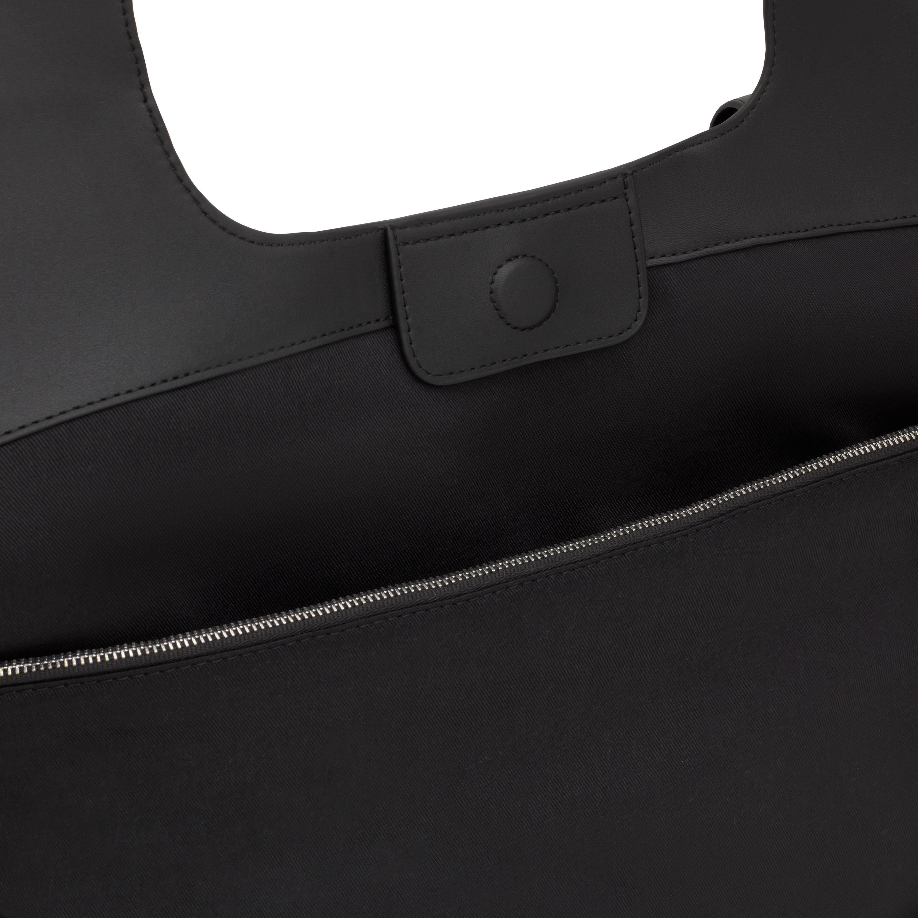 Large black Tote bag TOUS Lirio Rafia