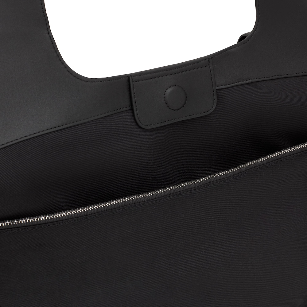 Large black Tote bag TOUS Lirio Rafia image number 2