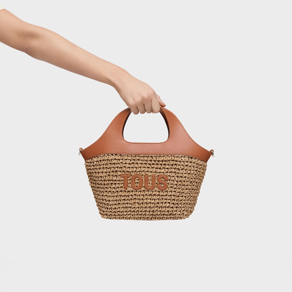 Medium camel Tote bag TOUS Lirio Rafia Medium camel Tote bag TOUS Lirio Rafia